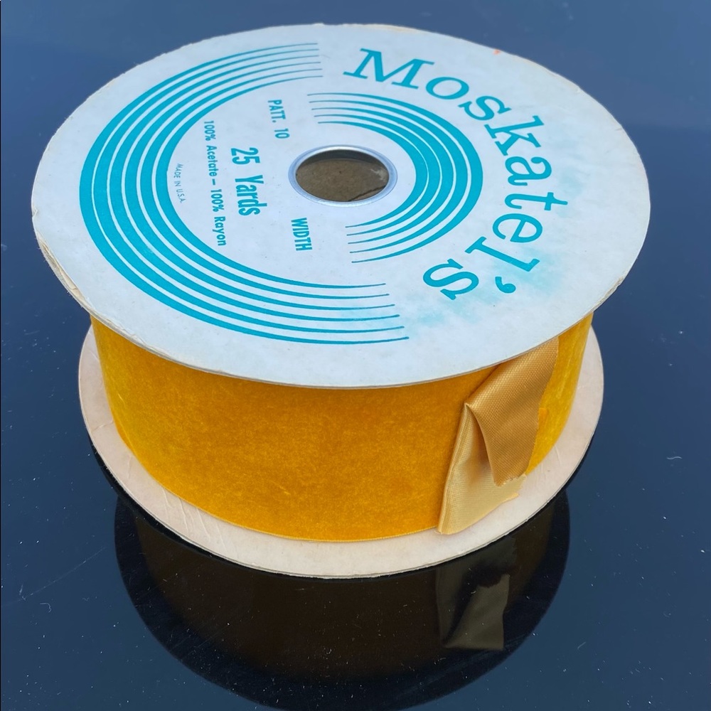 3" Yellow Ribbon-25 Yards - Picture 2 of 4